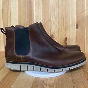 Cole Haan Zero Grand Mens Brown Leather Chukka Ankle Boots C22026 size 13 0640